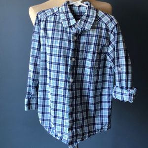 Boys long sleeve button up